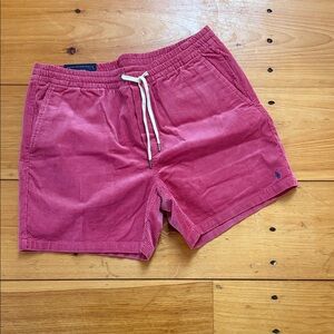 Polo by Ralph Lauren Red Corduroy Hybrid Shorts